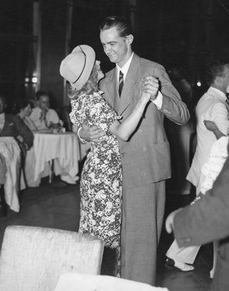 Ginger Rogers and Howard Hughes at the Rainbow Room