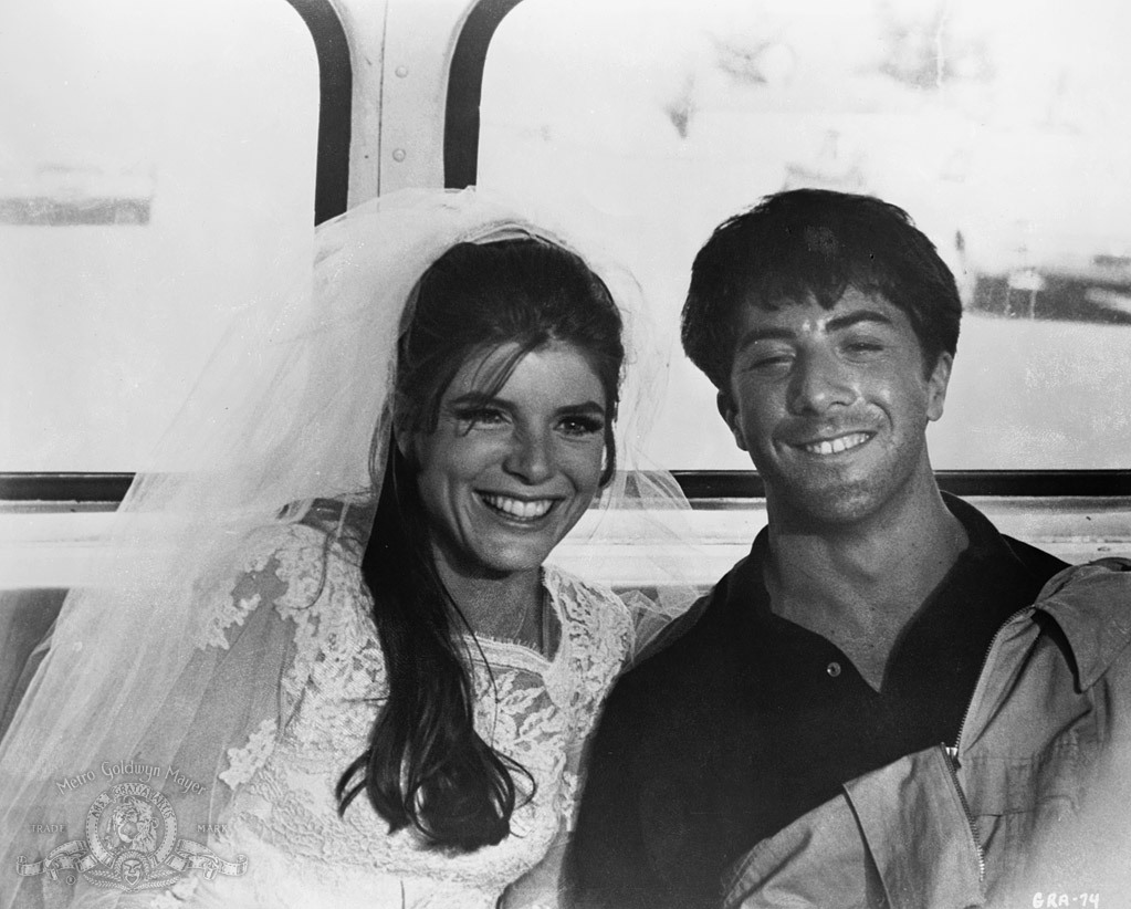 Still of Dustin Hoffman and Katharine Ross in The Graduate (1967)