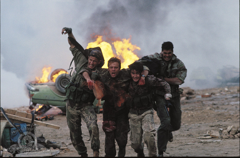 Still of Charlie Sheen, Michael Biehn and Rick Rossovich in Navy Seals (1990)