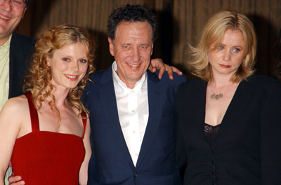Geoffrey Rush, Emily Watson and Emilia Fox at event of The Life and Death of Peter Sellers (2004)