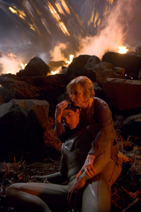 Still of Eva Marie Saint and Brandon Routh in Superman Returns (2006)