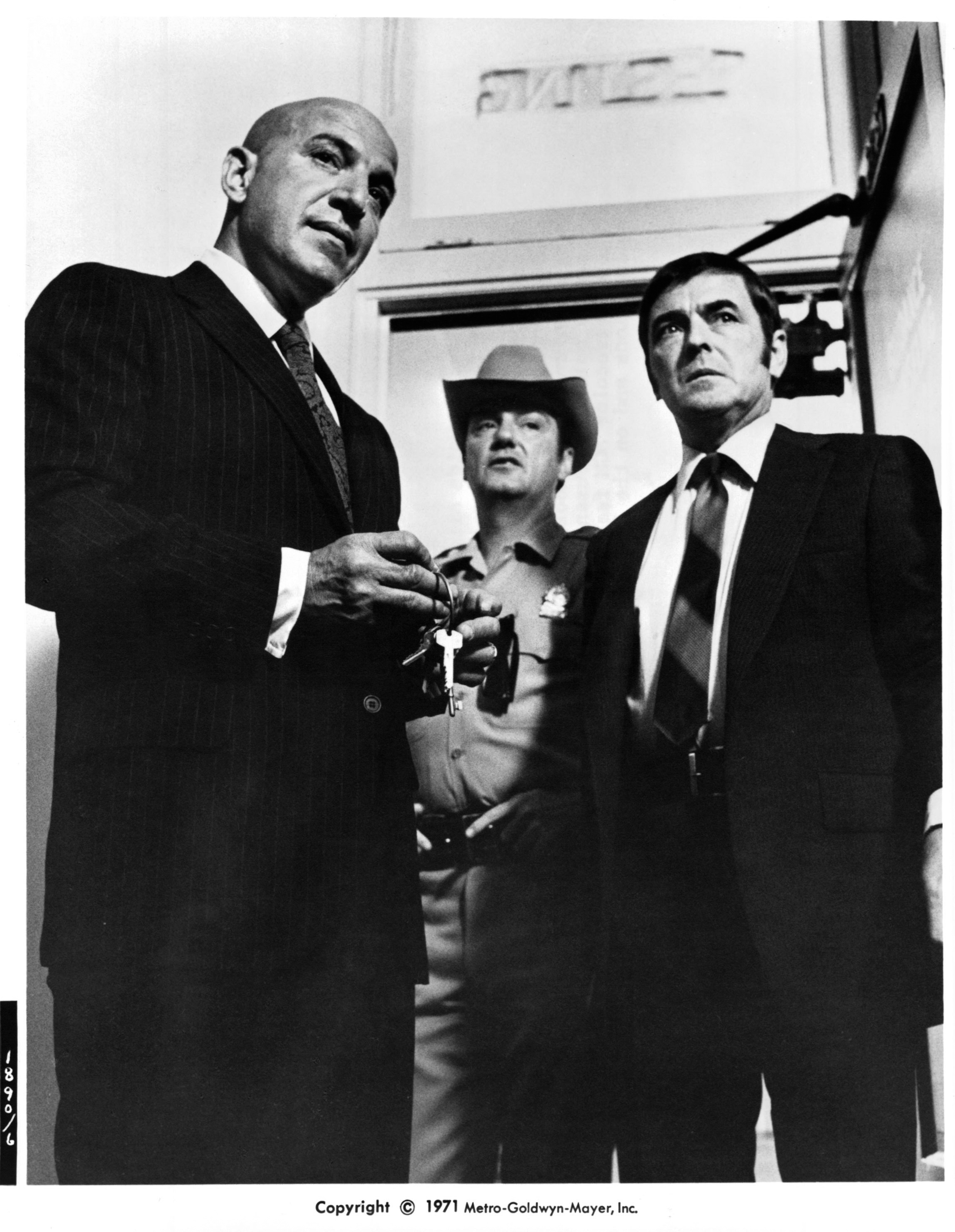 Still of James Doohan, Telly Savalas and William Campbell in Pretty Maids All in a Row (1971)