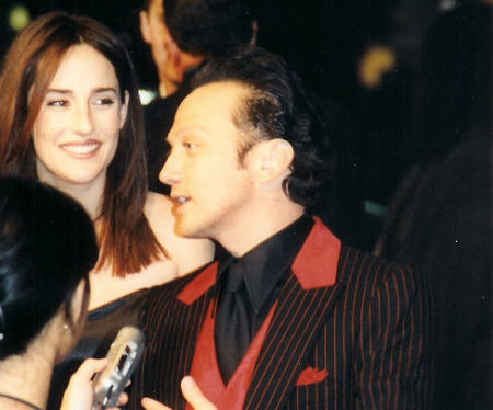 Karlee Holden and Rob Schneider on the red carpet for 