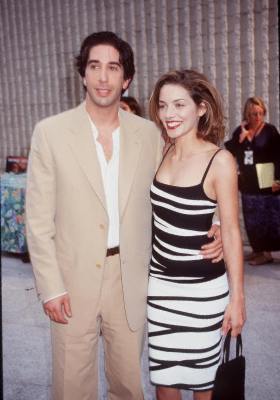 Mili Avital and David Schwimmer at event of Six Days Seven Nights (1998)