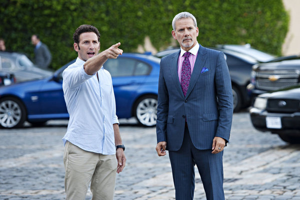 Still of Campbell Scott, Mark Feuerstein and Hank Lawson in Royal Pains (2009)