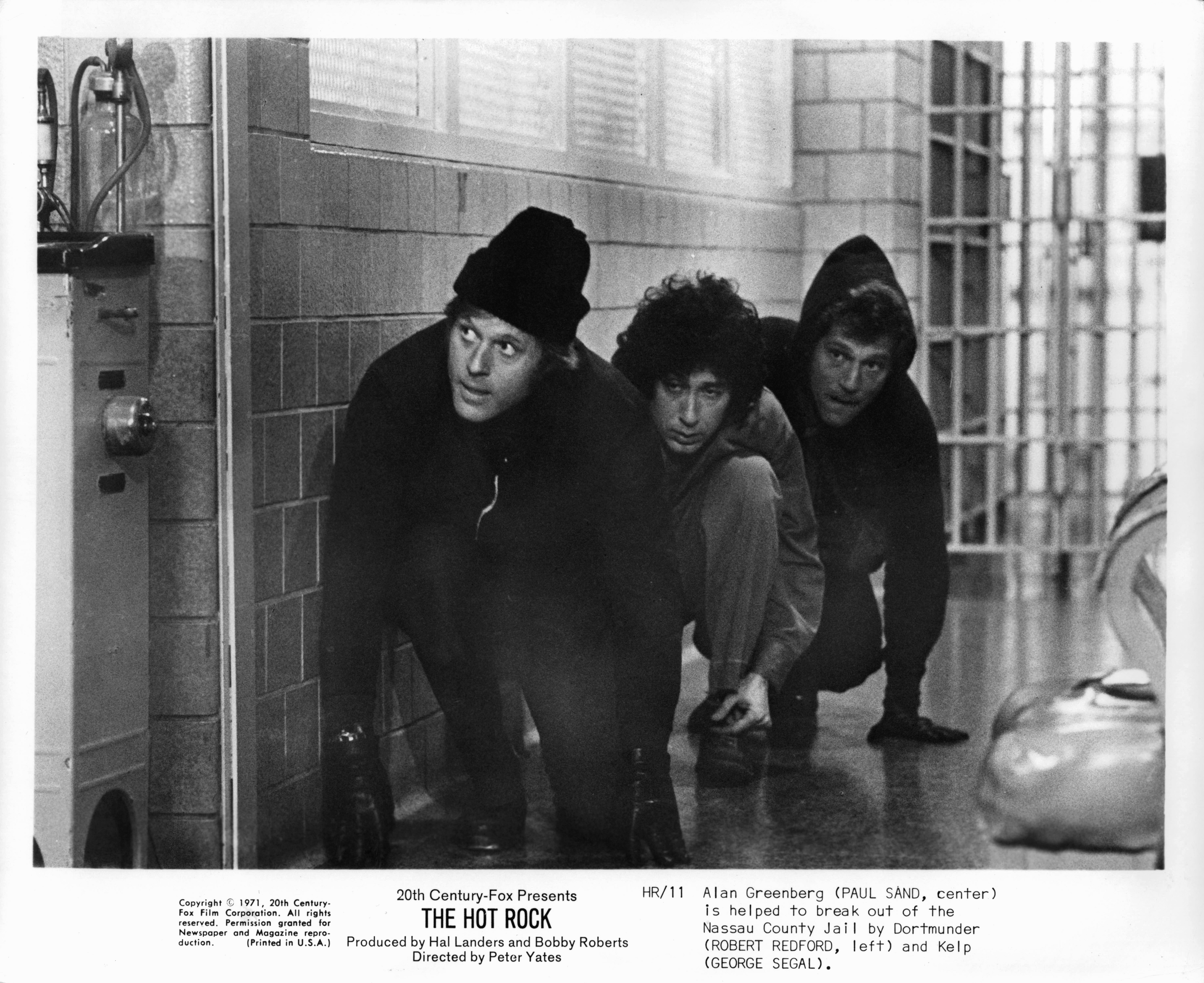 Still of Robert Redford, George Segal and Paul Sand in The Hot Rock (1972)