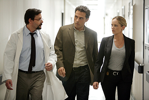 Still of Judd Nelson, Rufus Sewell and Marley Shelton in Eleventh Hour (2008)