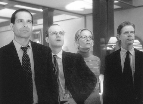 Still of William H. Macy, Tony Shalhoub, Zeljko Ivanek and Mary Mara in A Civil Action (1998)