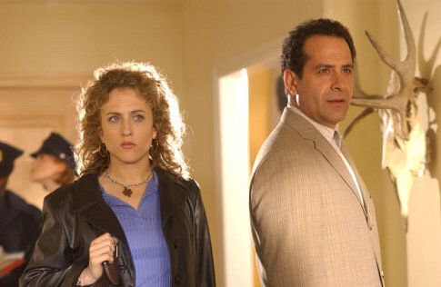 Still of Tony Shalhoub and Bitty Schram in Monk (2002)