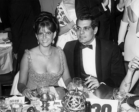 Claudia Cardinale and Omar Sharif circa 1970