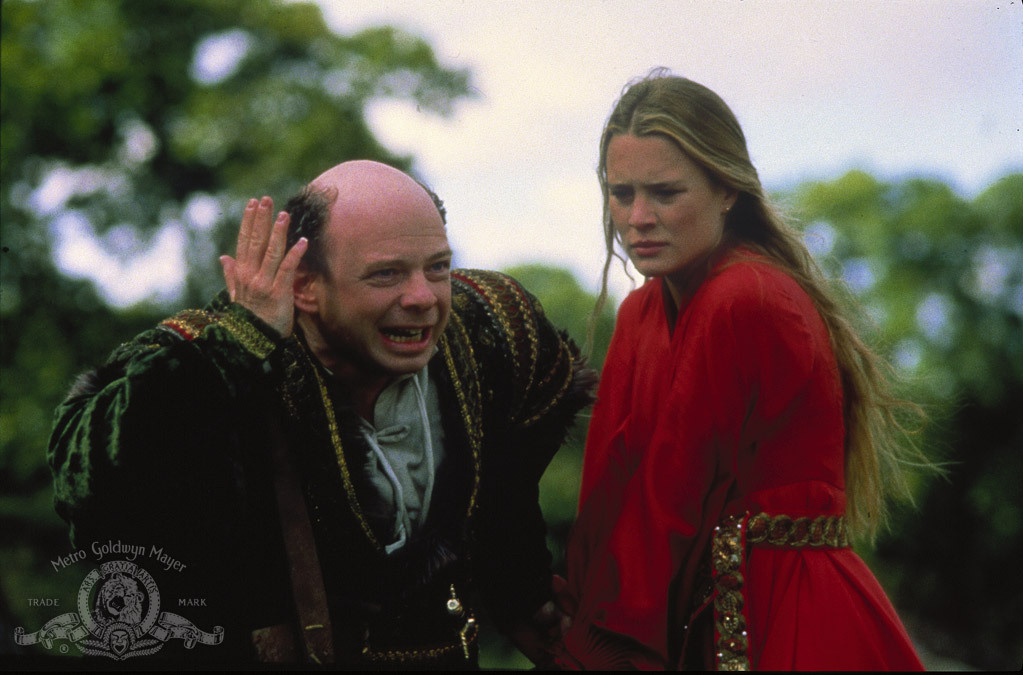 Still of Robin Wright and Wallace Shawn in The Princess Bride (1987)