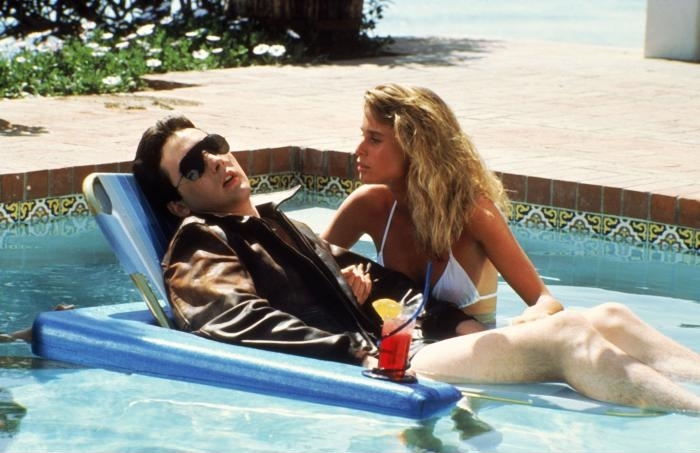 Still of John Cusack and Nicollette Sheridan in The Sure Thing (1985)