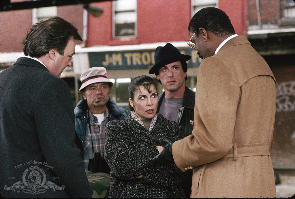 Still of Sylvester Stallone, Talia Shire and Burt Young in Rocky V (1990)