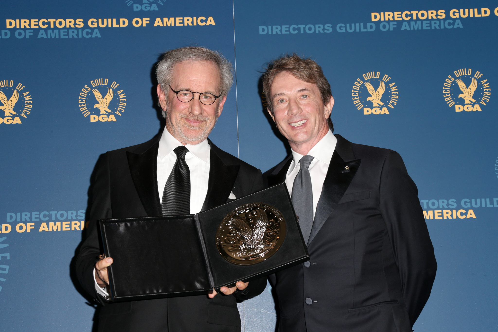 Steven Spielberg and Martin Short