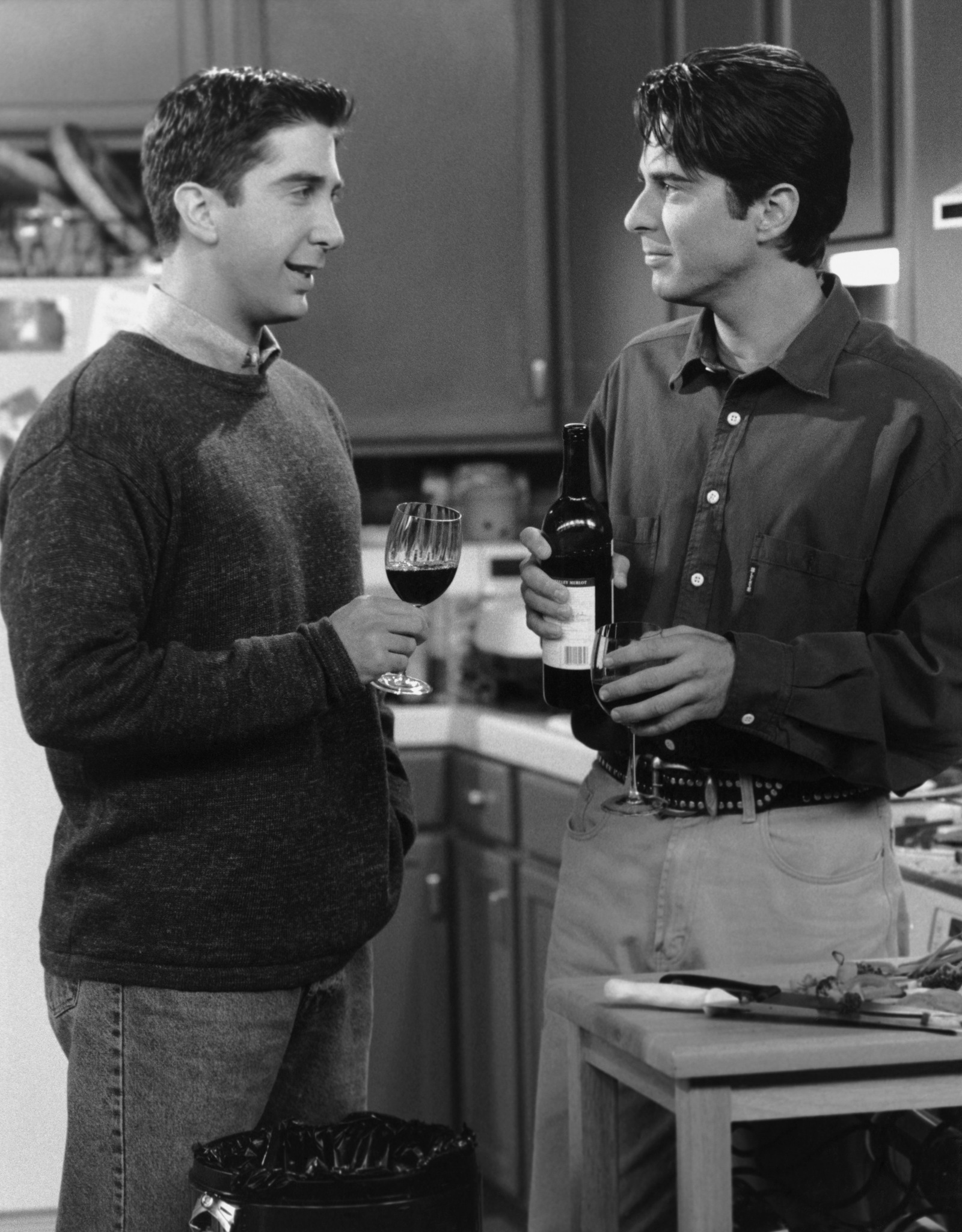 David Schwimmer and Jonathan Silverman