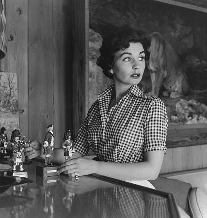 Jean Simmons at Home 4/14/1955