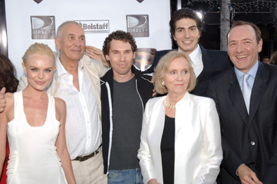 Kevin Spacey, Frank Langella, Eva Marie Saint, Bryan Singer, Kate Bosworth and Brandon Routh at event of Superman Returns (2006)