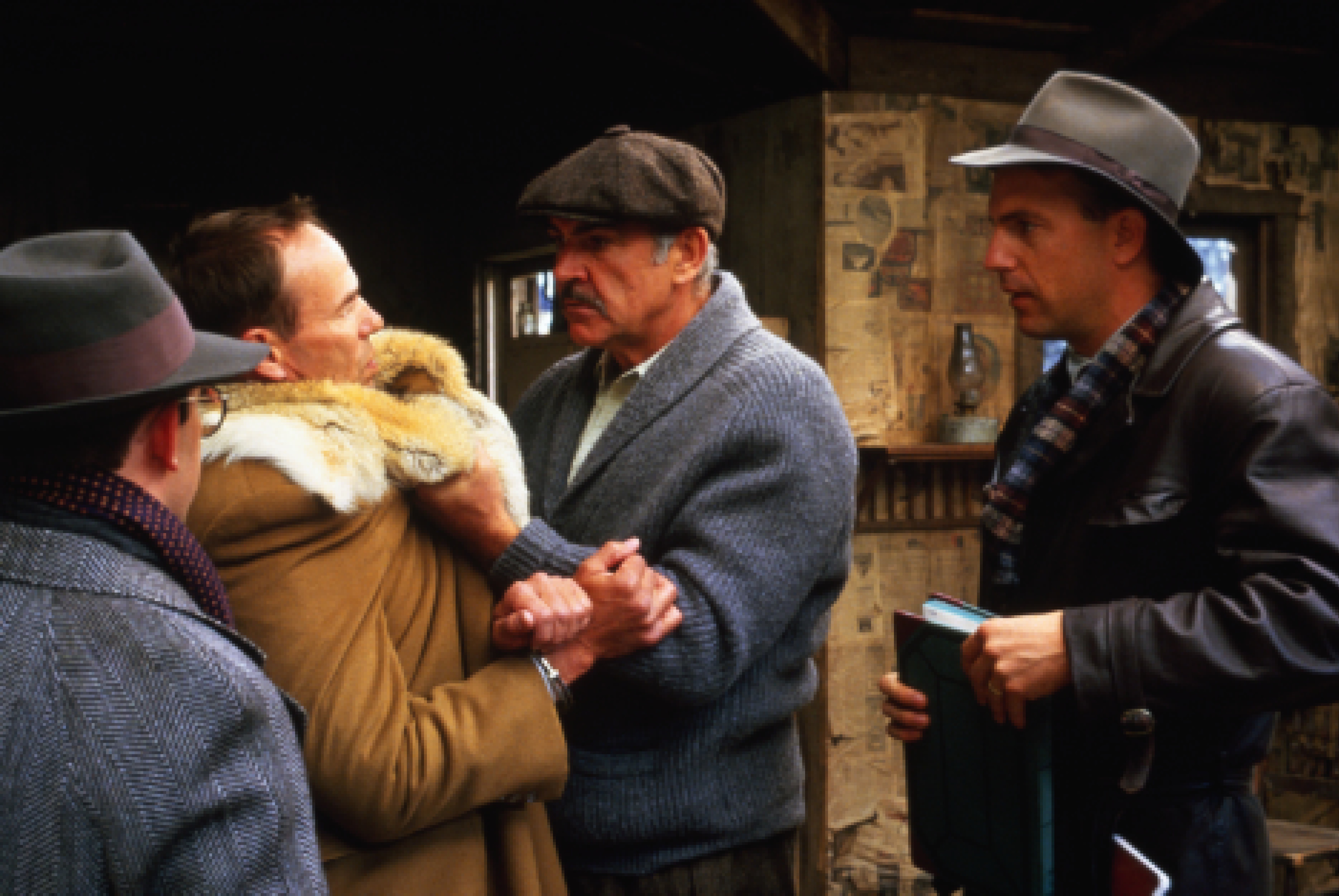 Still of Sean Connery, Kevin Costner and Charles Martin Smith in The Untouchables (1987)