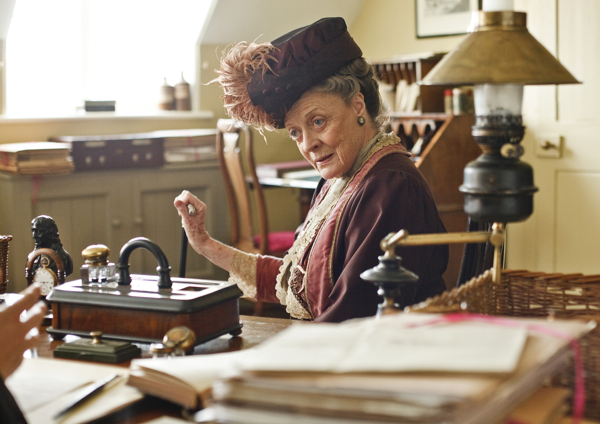 Still of Maggie Smith in Downton Abbey (2010)