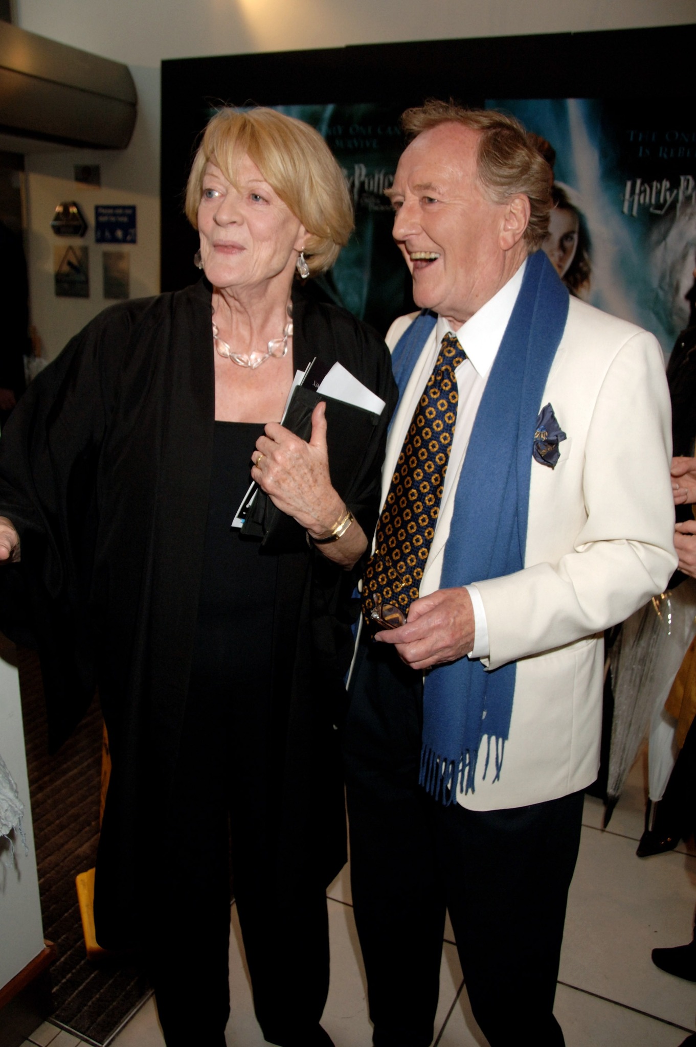 Maggie Smith and Robert Hardy