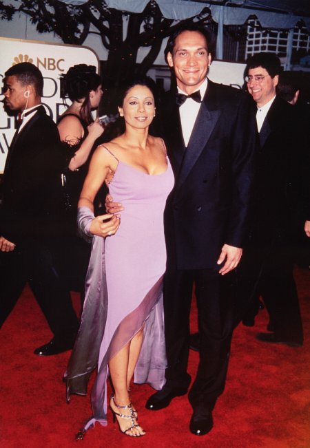 Wanda De Jesus and Jimmy Smits at the Golden Globes