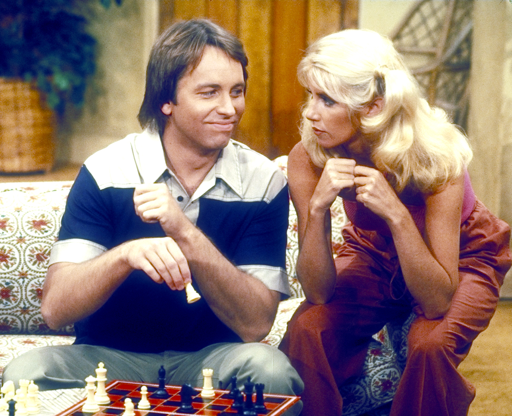 Still of John Ritter and Suzanne Somers in Three's Company (1977)