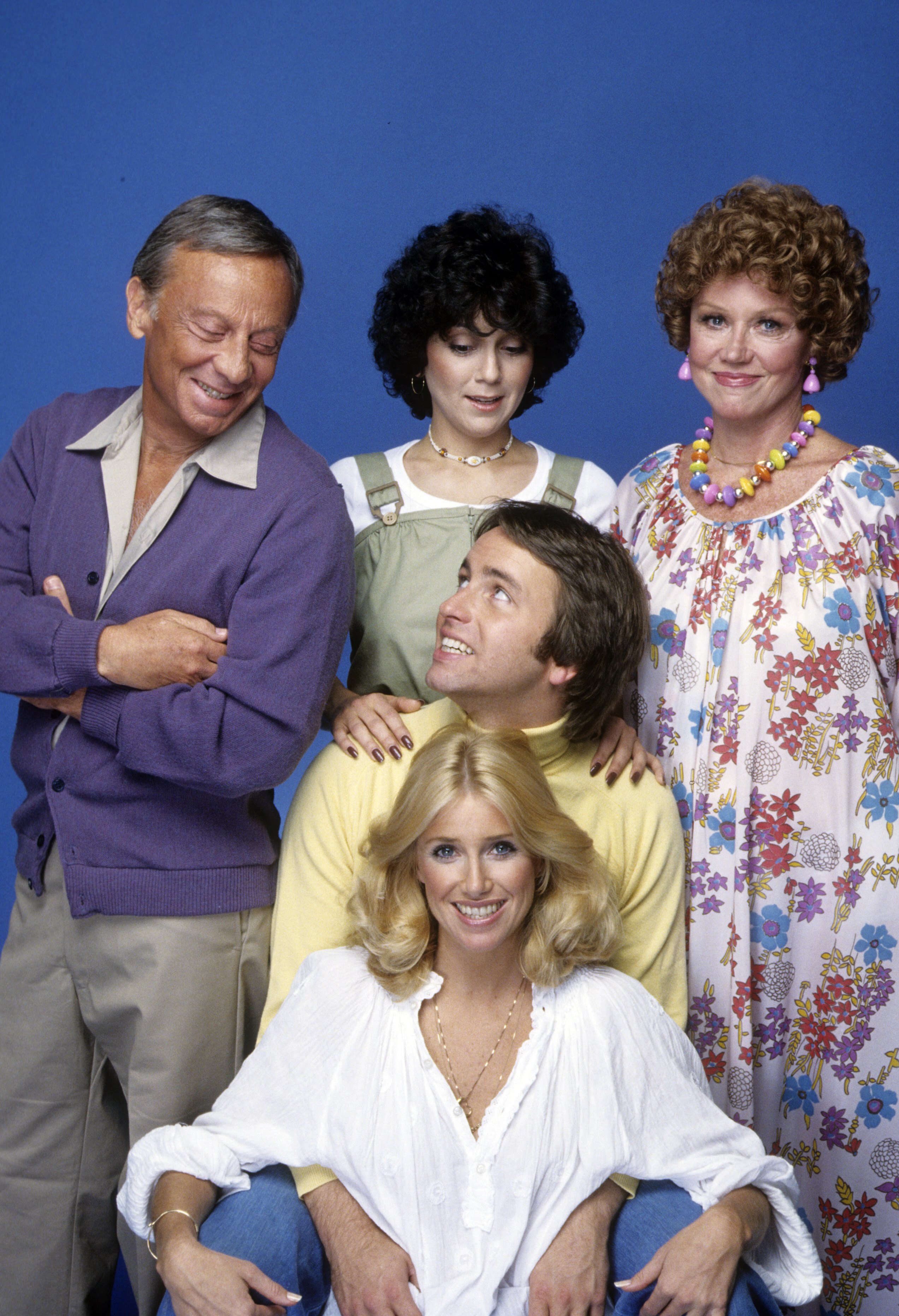 Still of John Ritter, Norman Fell, Suzanne Somers, Joyce DeWitt and Audra Lindley in Three's Company (1977)