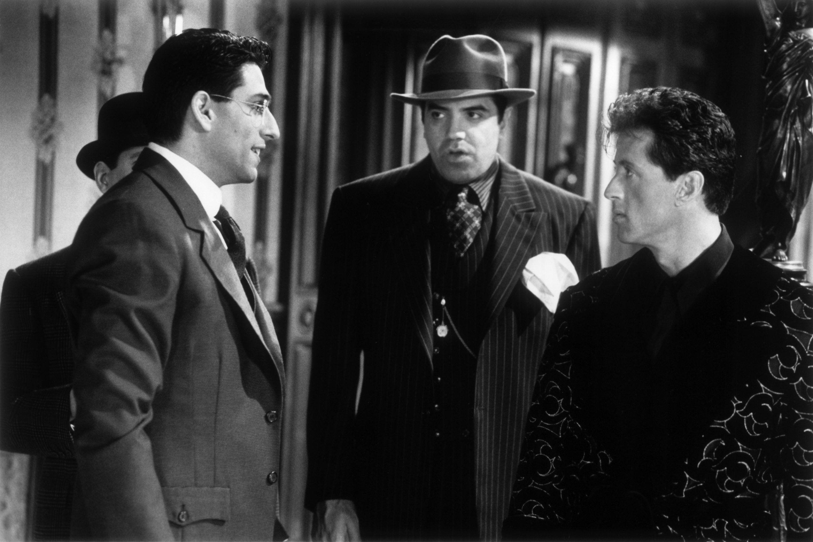 With Chazz Palminteri and Sylvester Stallone in Oscar