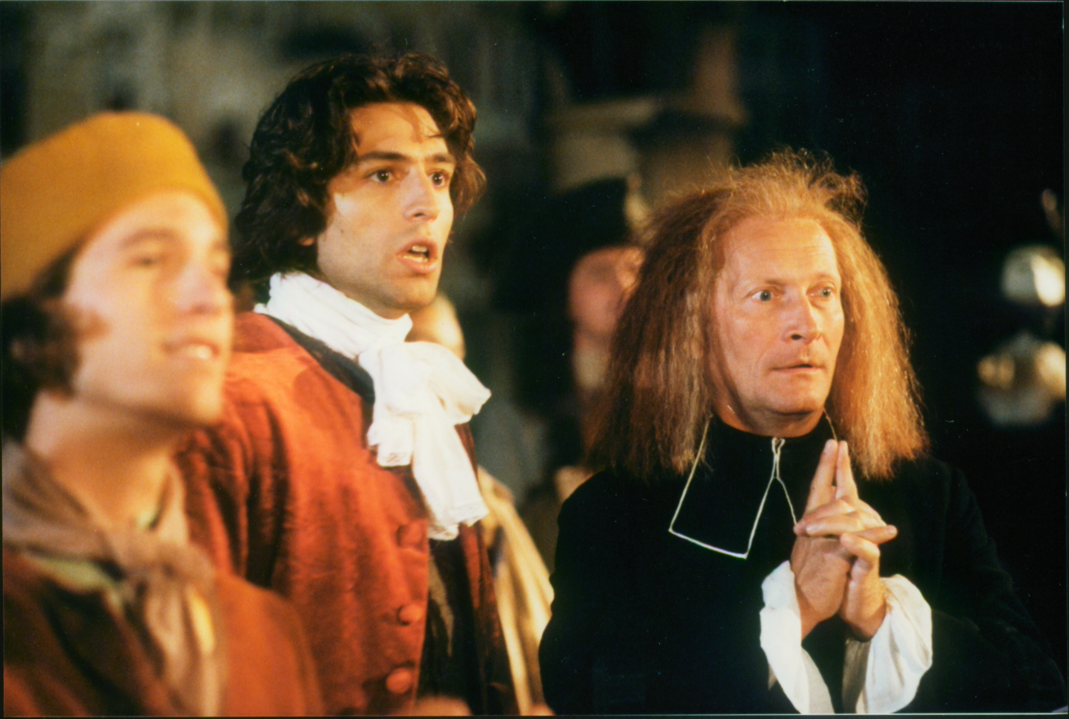 As Carlo Goldoni with Antonio Vivaldi in Rouge Venise [Venetian Red]