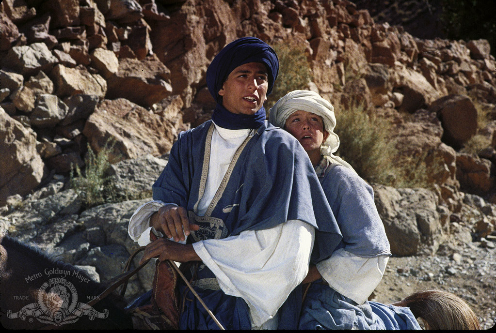 Still of Vincent Spano and Kelly Reno in The Black Stallion Returns (1983)