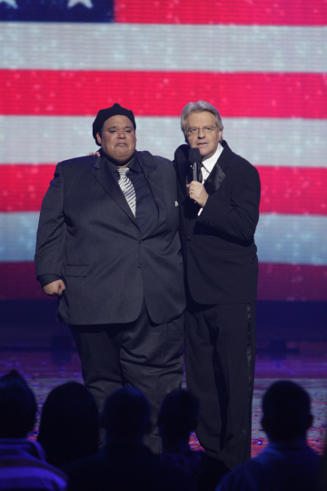 Still of Jerry Springer and Neal E. Boyd in America's Got Talent (2006)