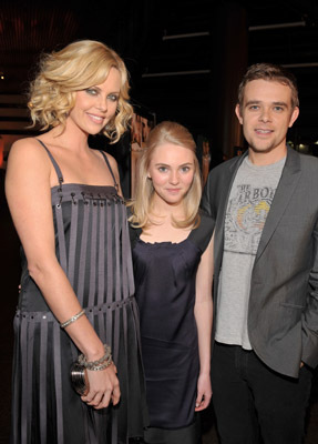 Charlize Theron, Nick Stahl and AnnaSophia Robb at event of Sleepwalking (2008)
