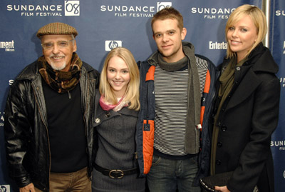 Charlize Theron, Dennis Hopper, Nick Stahl and AnnaSophia Robb at event of Sleepwalking (2008)