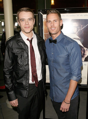 Nick Stahl and Christopher Landon at event of Burning Palms (2010)