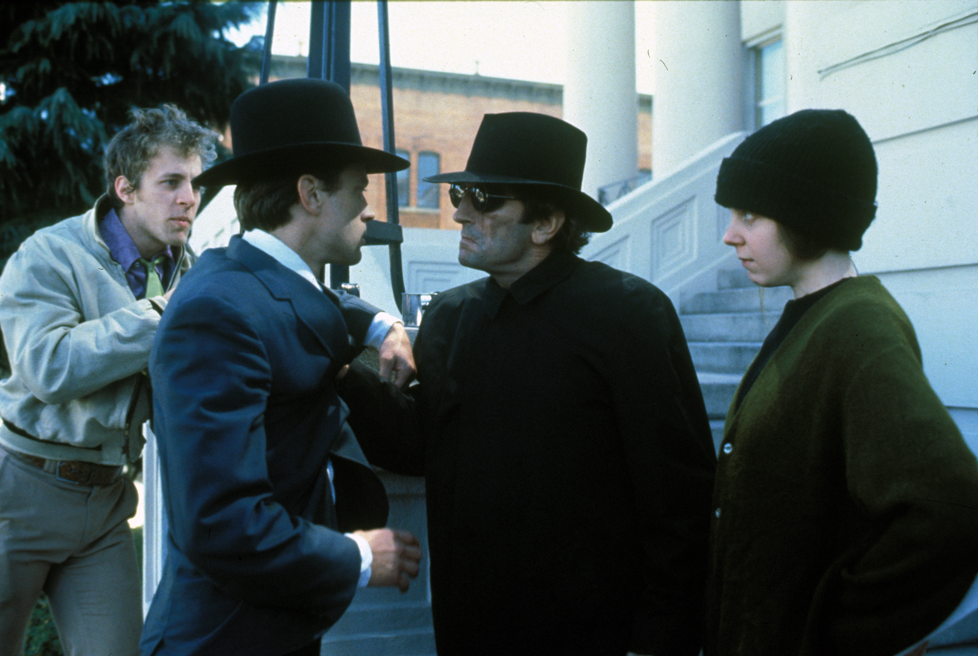 Still of Brad Dourif and Harry Dean Stanton in Wise Blood (1979)