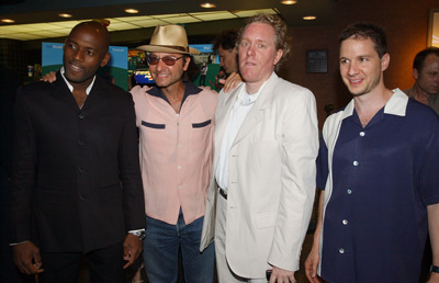 Fisher Stevens, Bob Berney and Romany Malco at event of The Château (2001)
