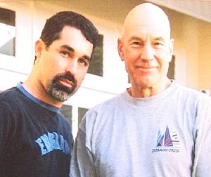 Patrick Stewart has provided voiceovers for a number of Lee's productions (April 2003).
