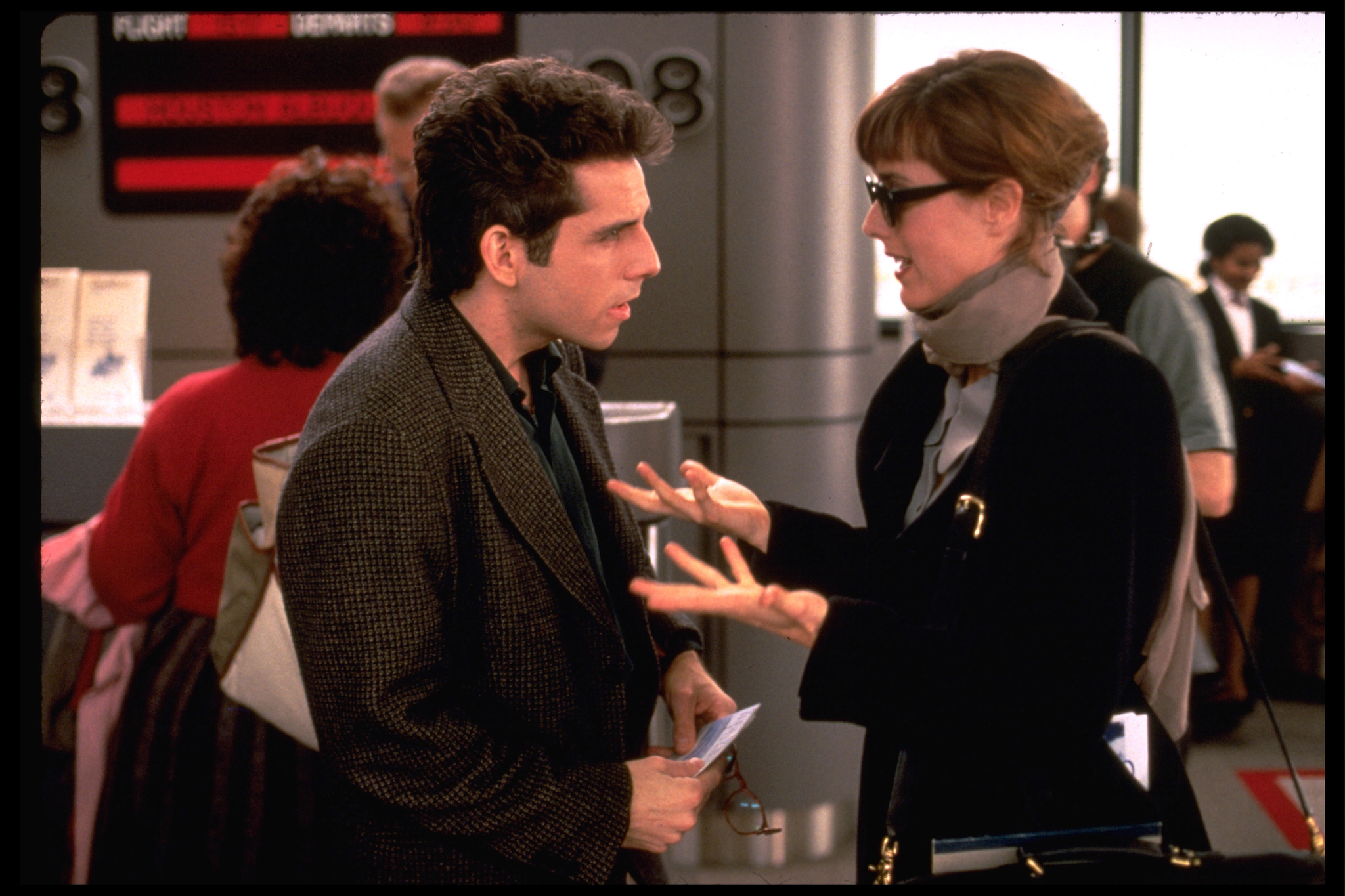 Still of Téa Leoni and Ben Stiller in Flirting with Disaster (1996)