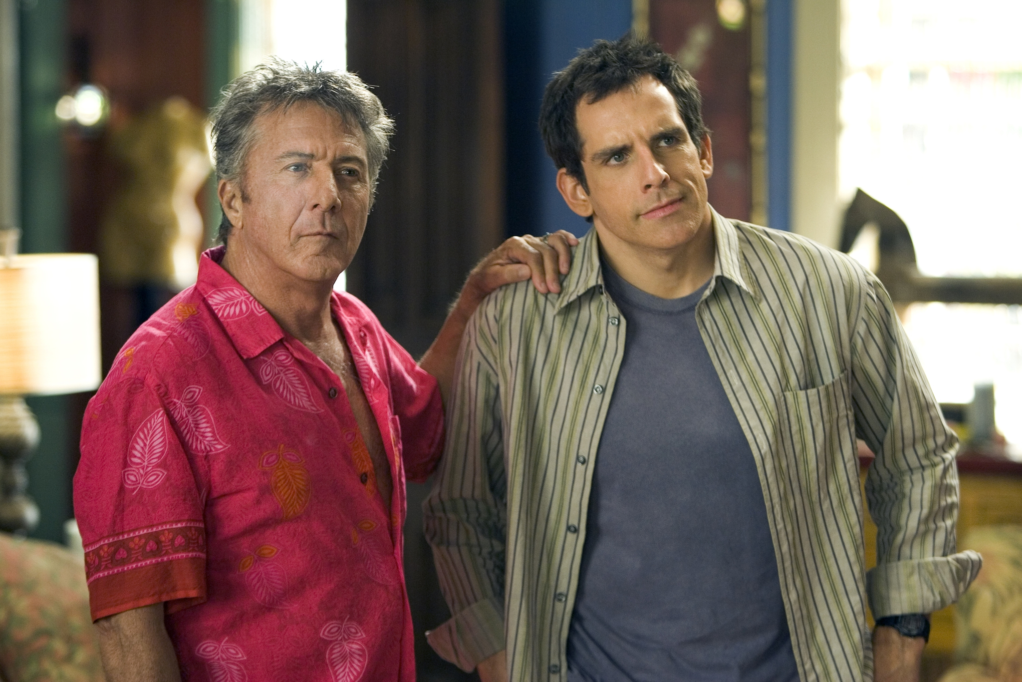 Still of Dustin Hoffman and Ben Stiller in Meet the Fockers (2004)
