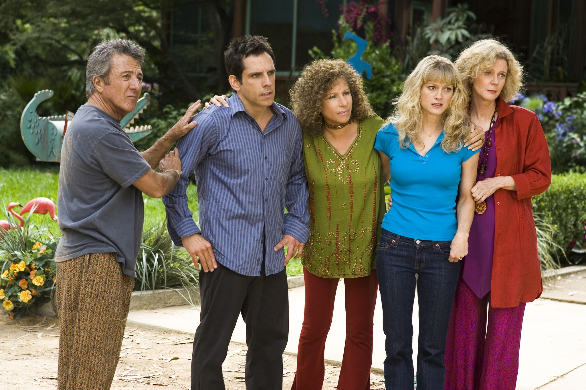 Still of Dustin Hoffman, Barbra Streisand, Blythe Danner, Teri Polo and Ben Stiller in Meet the Fockers (2004)