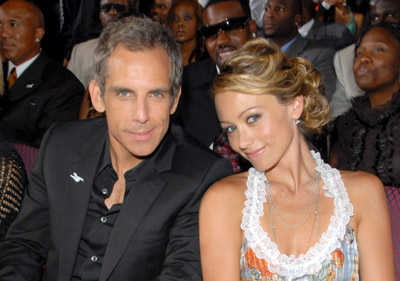 Ben Stiller and Christine Taylor