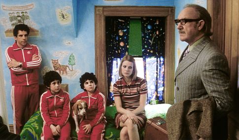 Still of Gene Hackman, Gwyneth Paltrow, Ben Stiller, Jonah Meyerson and Grant Rosenmeyer in The Royal Tenenbaums (2001)