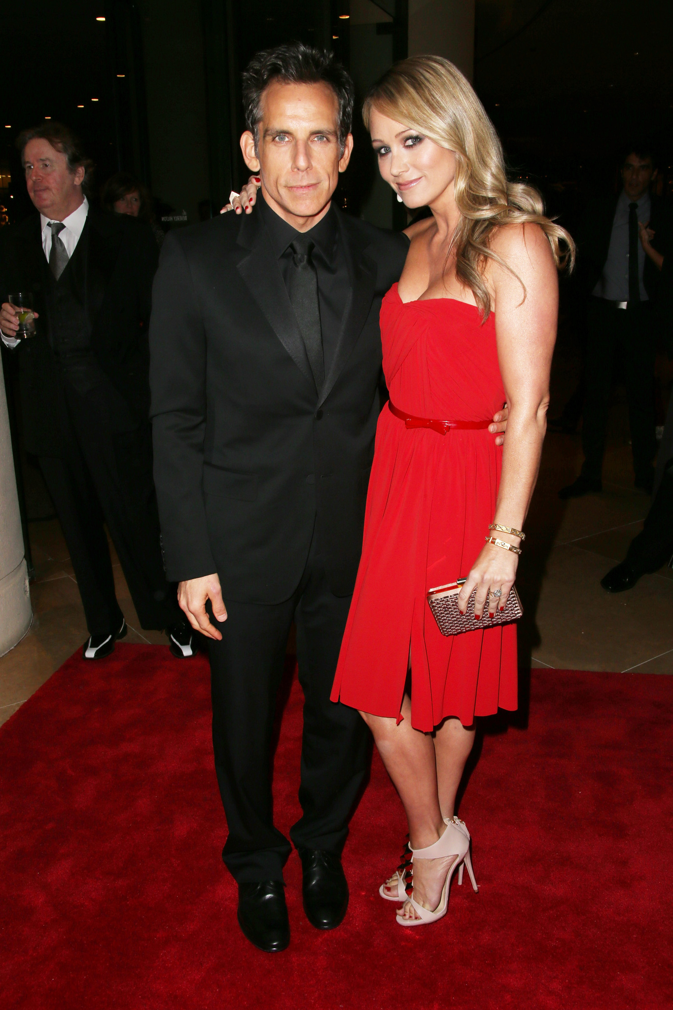 Ben Stiller and Christine Taylor