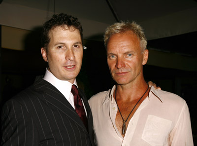 Sting and Darren Aronofsky at event of The Fountain (2006)