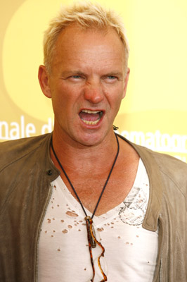 Sting at event of A Guide to Recognizing Your Saints (2006)