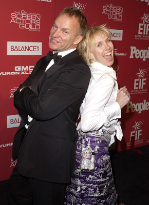 Sting and Trudie Styler