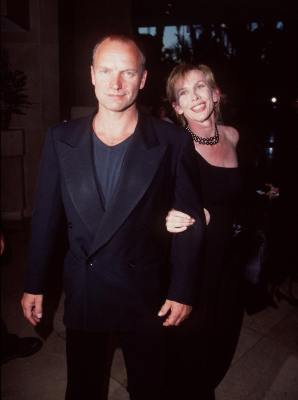 Sting and Trudie Styler