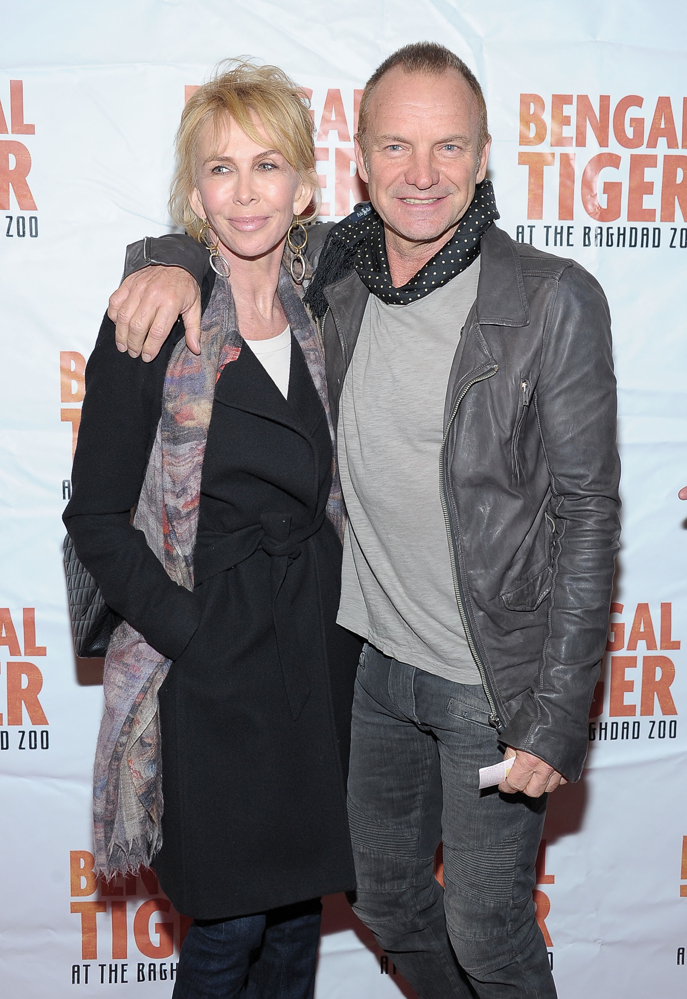 Sting and Trudie Styler