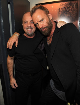 Sting and Billy Joel