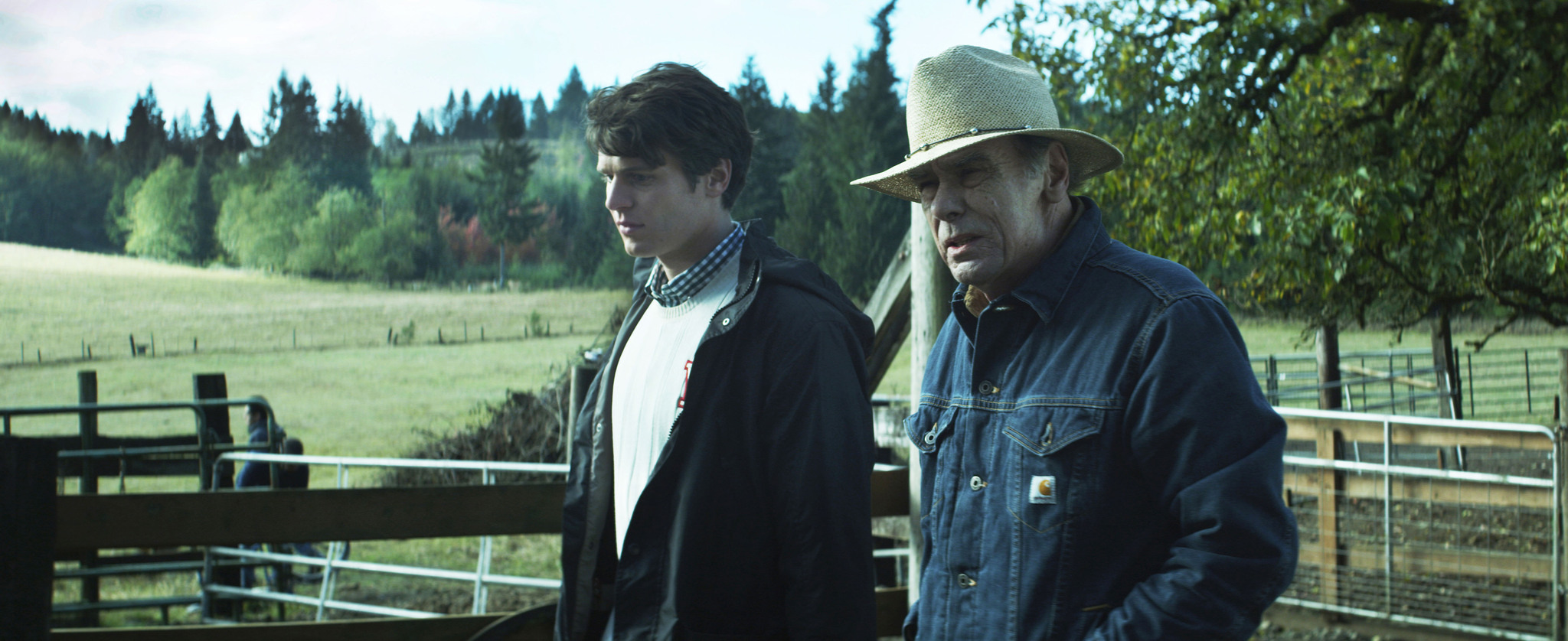 Still of Dean Stockwell and Jonathan Groff in C.O.G. (2013)
